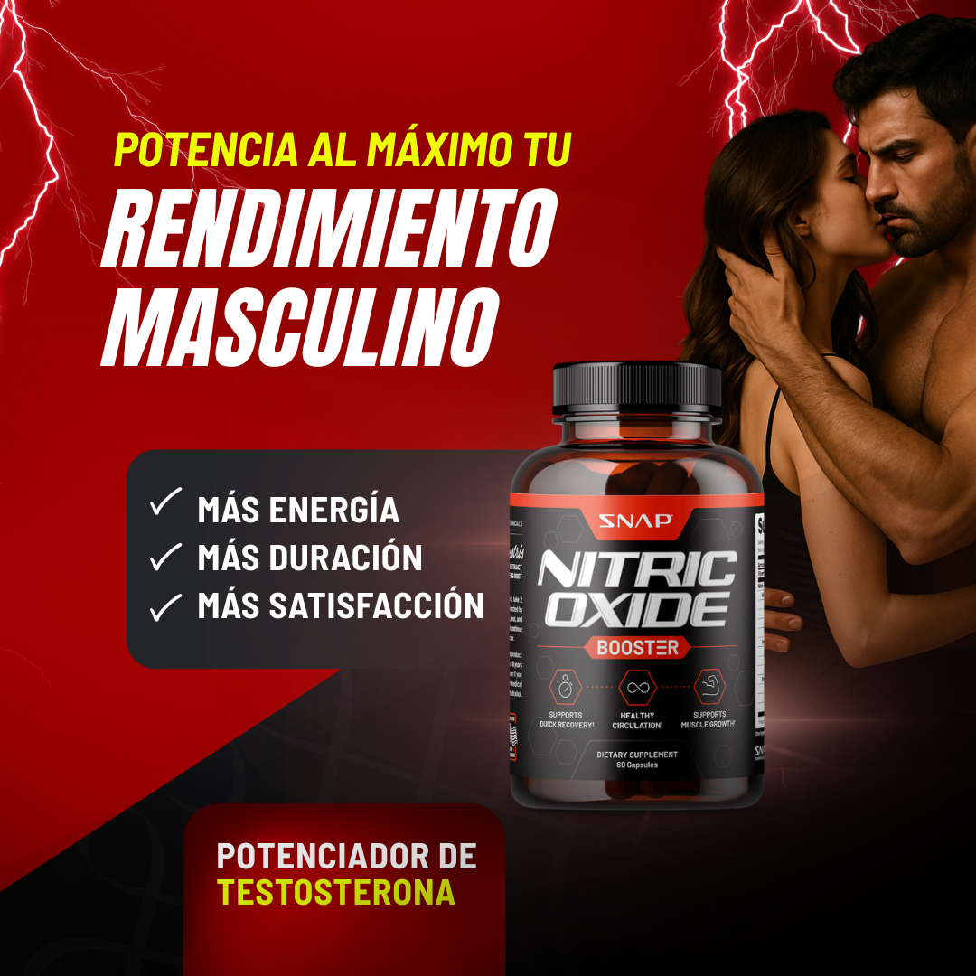 NITRIC OXIDE: POTENCIA AL MÁXIMO TU RENDIMIENTO MASCULINO