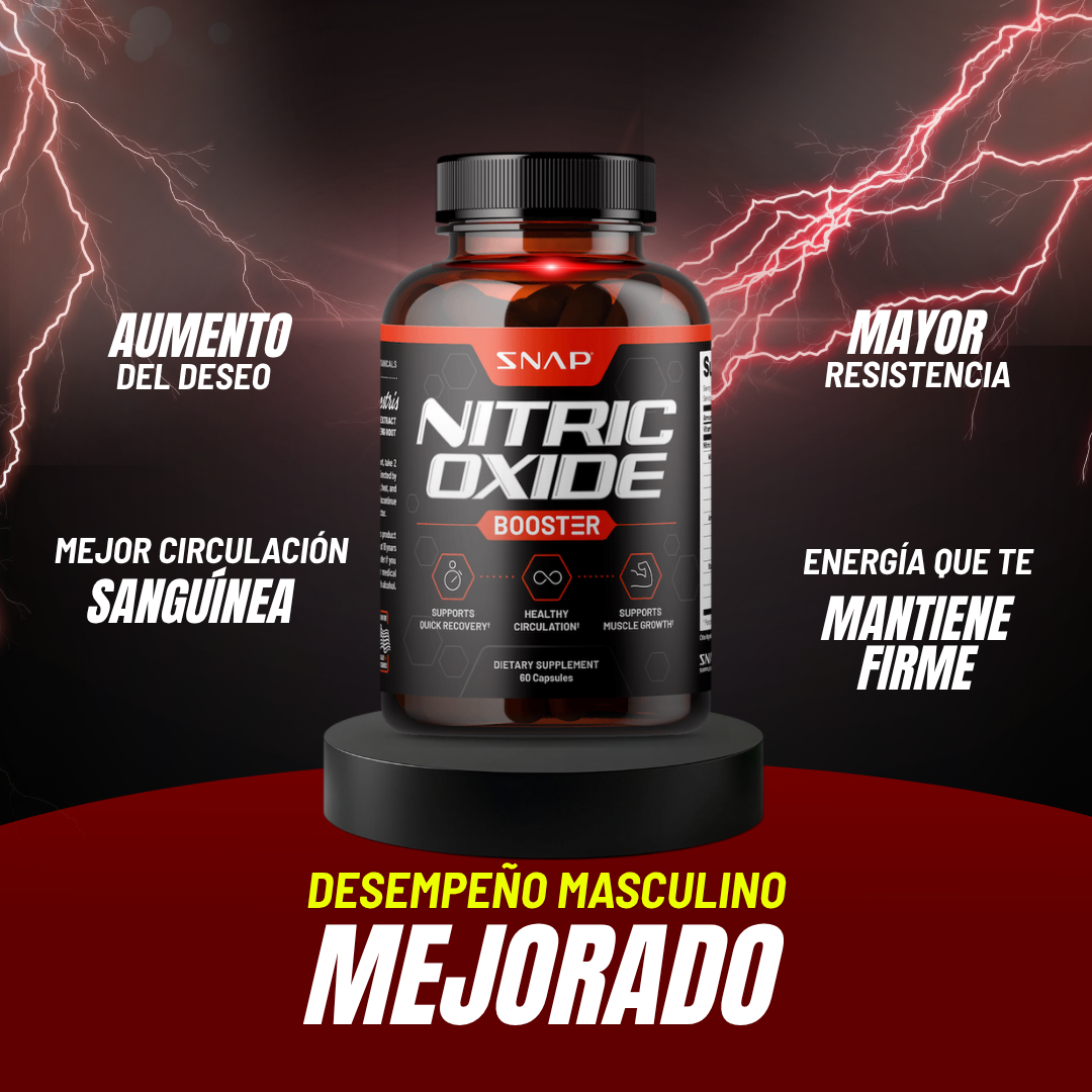 NITRIC OXIDE: POTENCIA AL MÁXIMO TU RENDIMIENTO MASCULINO