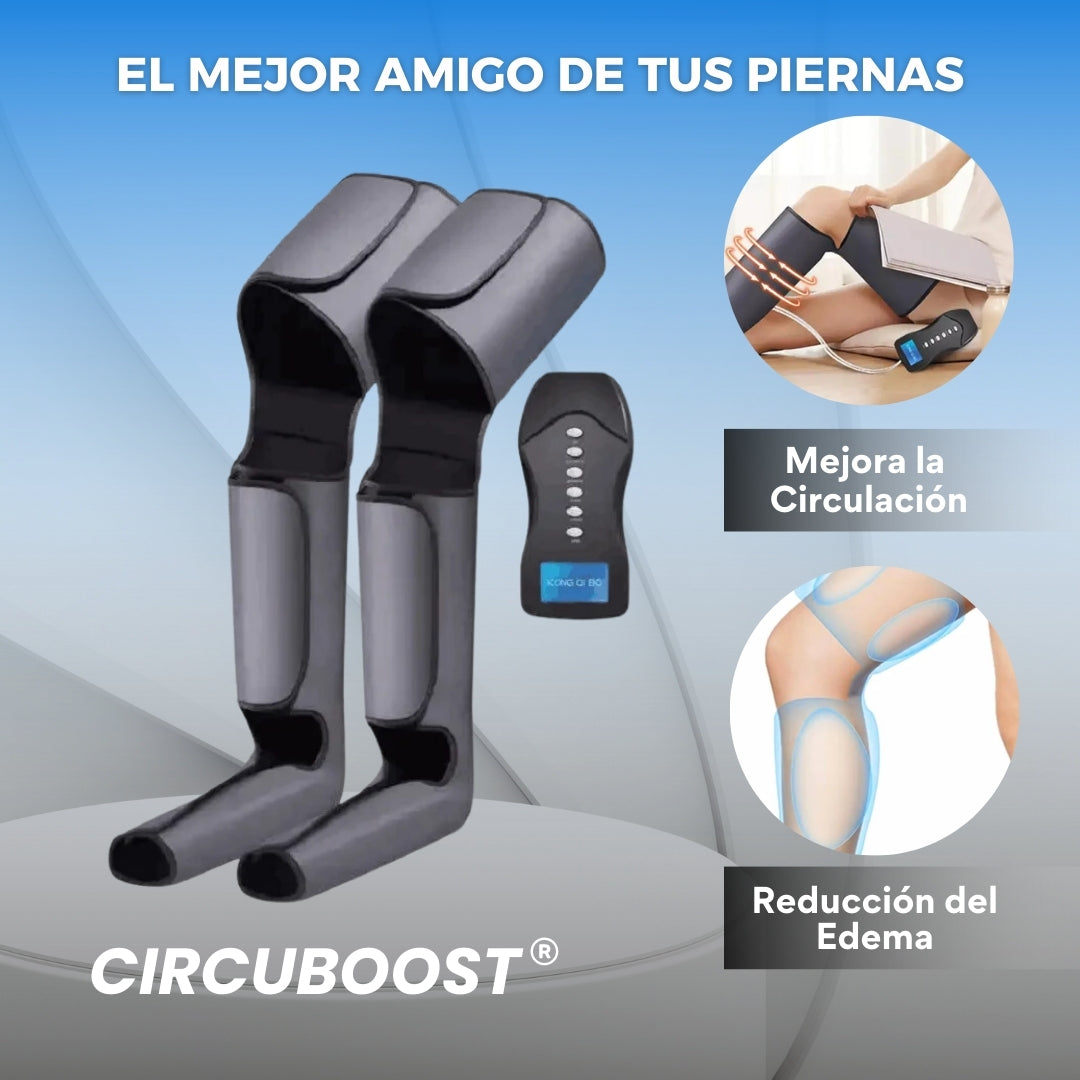 CircuBoost: Masajeador de Piernas + GRATIS EBOOK GUÍA PARA LA SALUD DE TUS PIERNAS