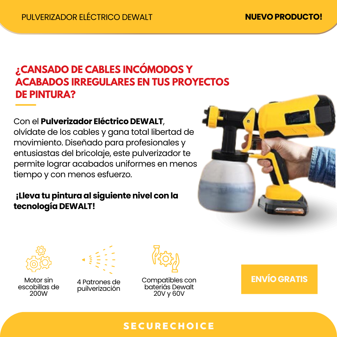 Pulverizador Eléctrico DEWALT