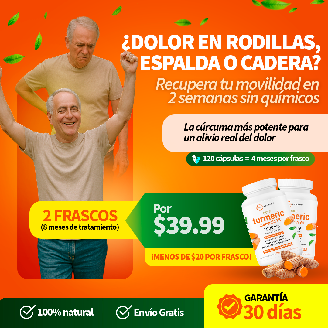 TURMERIC: SUPLEMENTO DE CURCUMA - COMPRA 1 Y RECIBE 1 GRATIS + 2 EBOOKS GRATIS