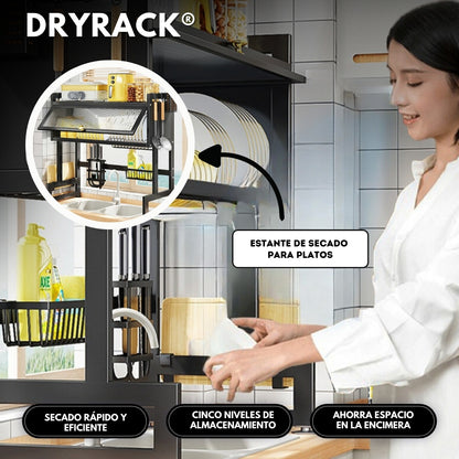 DryRack: Estante de Secado + GRATIS Organizador de Alimentos