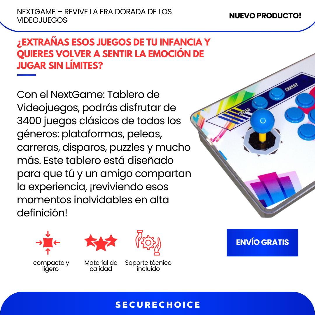 NEXTGAME: TABLERO DE VIDEOJUEGOS