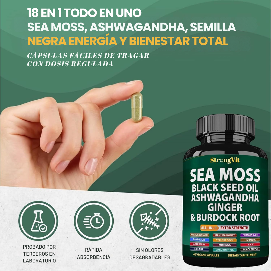 SEA MOSS 18 EN 1 - COMPRA 1 Y RECIBE 1 GRATIS