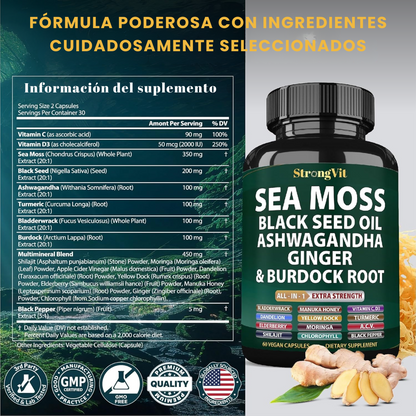 SEA MOSS 18 EN 1 - COMPRA 1 Y RECIBE 1 GRATIS