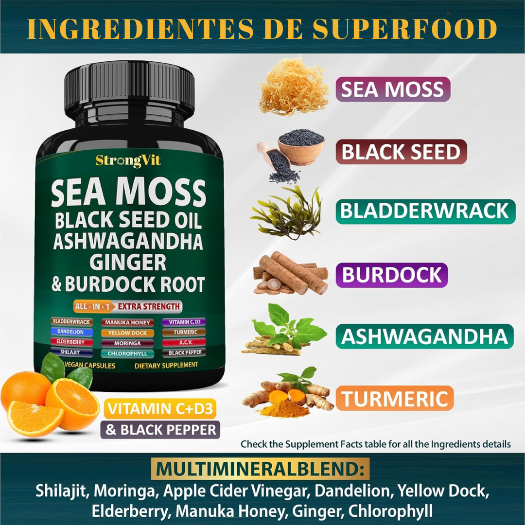 SEA MOSS 18 EN 1 - COMPRA 1 Y RECIBE 1 GRATIS