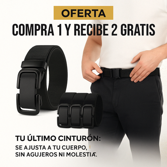 COMBAT BELT: CINTURÓN ELEGANTE COMPRA 1 Y RECIBE 2 GRATIS