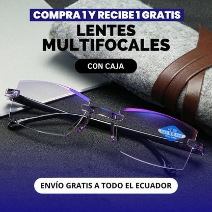 LENTES MULTIFOCALES: COMPRA 1 Y RECIBE 1 GRATIS + ESTUCHE DE PROTECCIÓN
