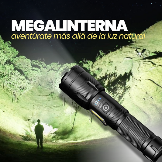 MEGALINTERNA: LINTERNA DE 10.000 LÚMINES