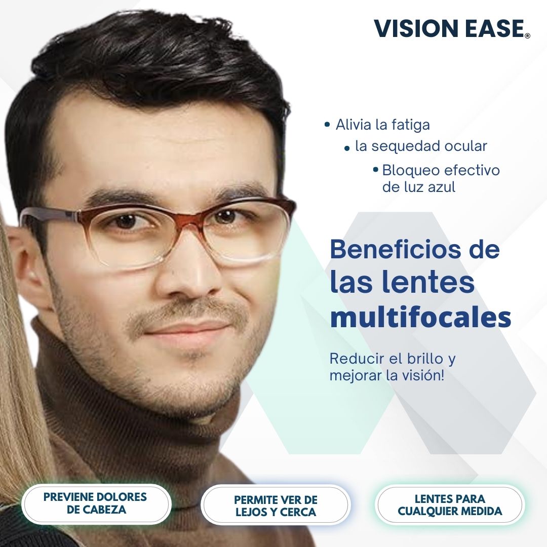 LENTES MULTIFOCALES VISION EASE: COMPRA 1 Y RECIBE 1 GRATIS