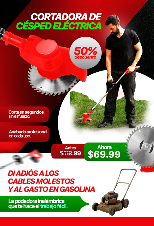Podadora Inalámbrica: 5O% DE DESCUENTO SOLO POR HOY